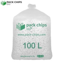 100 liter bio verpackungschips - bio,