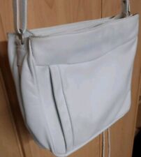 echt leder hand taschen damen gebraucht Weiss guter Zustand