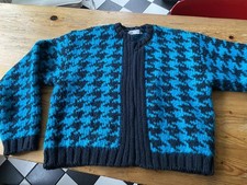 Dicke Strickjacke von ZARA Gr. M blau/türkis