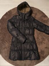 Marc O‘ Polo Daunen Jacke Mantel Damen Blau Fell Kapuze  M TOP