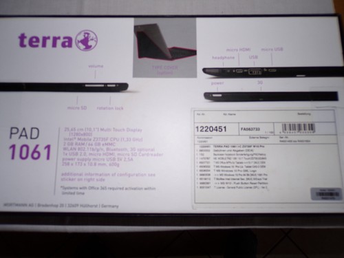 Terra pad 1061 - terra, mit