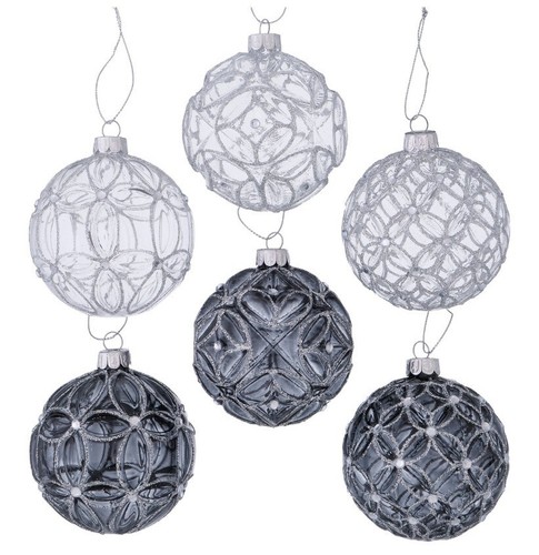 Stk glas weihnachtskugeln xl - 6,