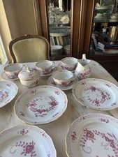 Meissen hand painted pink