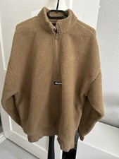 Hollister Teddy Fleece Hoodie Pullover XL Braun