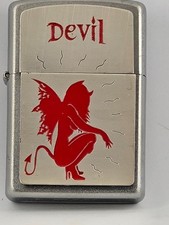 Zippo Devil mit aufgesetzter Platte, unbenutzt, in Originalverpackung, Feb 2010