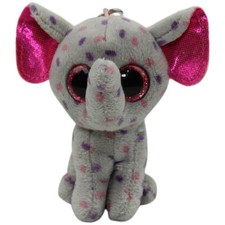 TY Elefant Specks Schlüsselanhänger 10cm Gebraucht Elefant 2015