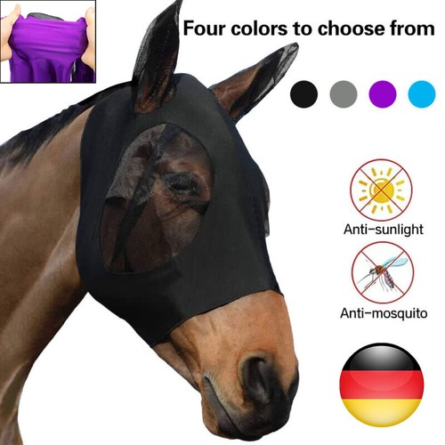 Pferd anti fliegenmaske kapuze - pferd,