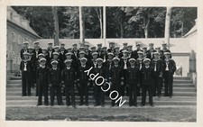 Foto WK2 Marine Schiffsartillerie Schule Maat mit Offizieren Gruppenfoto X159