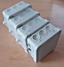 4x Feuchtraum Abzweigdose IP55 Aufputz 85x85x39 mm Verteilerdose