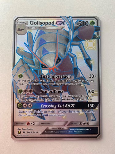 Pokemon karte golisopod - pokemon, gx