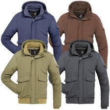 Brandit Herren Winterjacke Halifax S-XXL Outdoor Jacke mit Kapuze Steppjacke