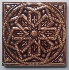 Antike Jugendstil-Fliese