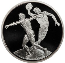 GRIECHENLAND 10 EURO 2003 "Olympische Spiele Athen - Diskus" PP 1 Oz