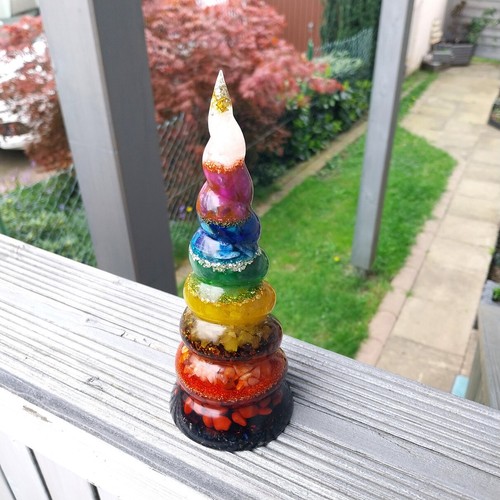 Orgonit spirale einhorn - (k3),