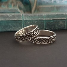 Keltischer Knoten Silberring