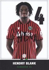 Autogrammkarte Hendry Blank  -