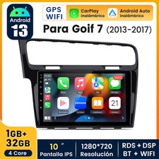 64GB DAB Apple CarPlay 64G Android14 Autoradio GPS NAVI Für VW Golf 7 VII SWC FM