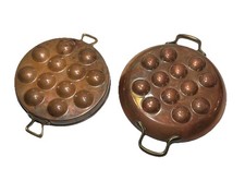 2x Schneckenpfanne -Kupfer- 1x