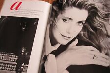 Harper's BAZAAR Germany 3/1990 CATHERINE DENEUVE Nadege ANDRE RAU Tiziano Magni 