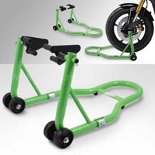 Motorradständer Motorradheber Transportständer Motorrad Vorn Grün BITUXX