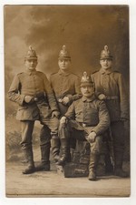 Altes Foto Soldaten mit
