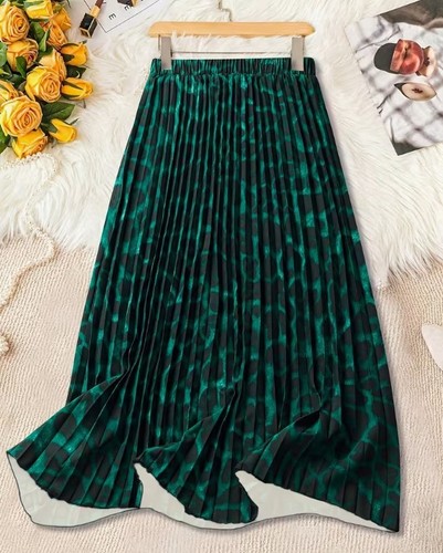 Damen midi plissee rock - plissee,