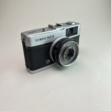 Olympus Trip 35 Vintage Compact Film Camera Working w/ D. Zuiko 40mm F/2.8 Lens