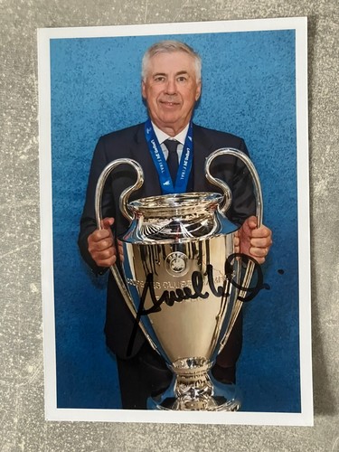Carlo ancelotti autogrammkarte - ancelotti,