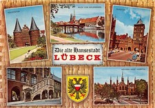 Lübeck Mehrbildkarte gl1971
