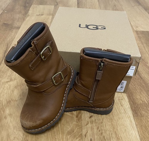 Ugg baby leder - leder, boots