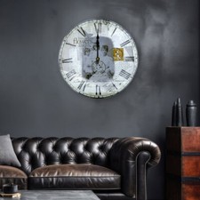 Wohnzimmeruhr Vintage Wanddeko