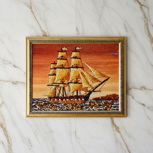 Bernsteinbild schiff - schiff, im