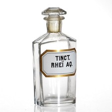 Antike  Apothekerflasche