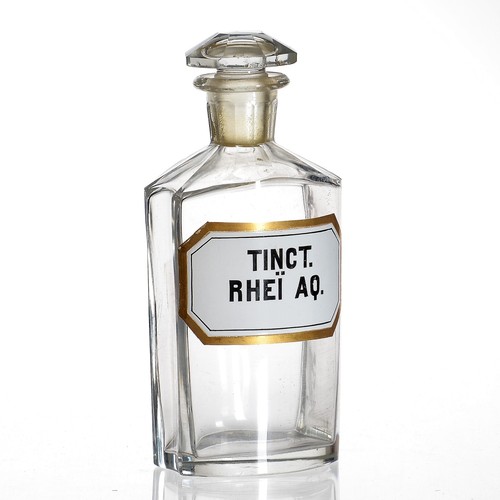 Antike apothekerflasche - ,