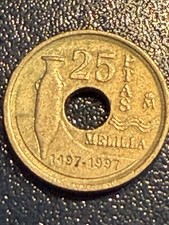 25 Pesetas Spanien 1997