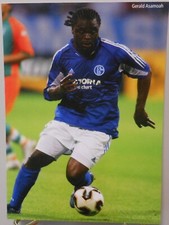 Postkarte Gerald Asamoah FC Schalke 04 Sturm Sammler Fan Edition Lizenzware