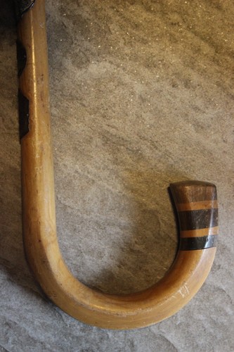 Gehstock holz antiker