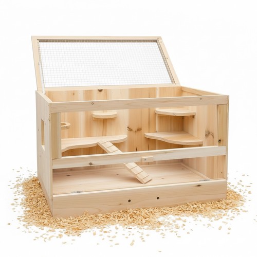 Käfig aus holz hamsterkäfig - holz,