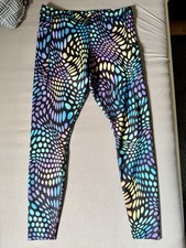 Nike Epic Luxe Damen Sportleggings Fitness Hose Größe L Bunt Muster