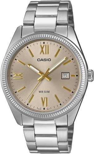 Casio uhr stahl versilbert - casio,