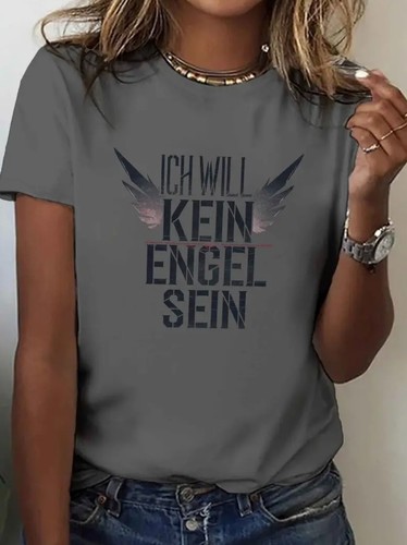 Damen shirt ich - t-shirt, will