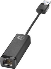 HP 2M37433 USB 3 to Gigabit LAN RJ-45Negro-Adaptadorparacable(USB3.0,RJ-45,Macho