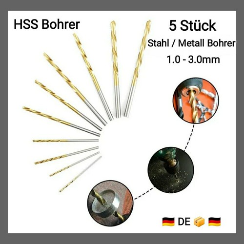 Spiralbohrer - ✅5x,