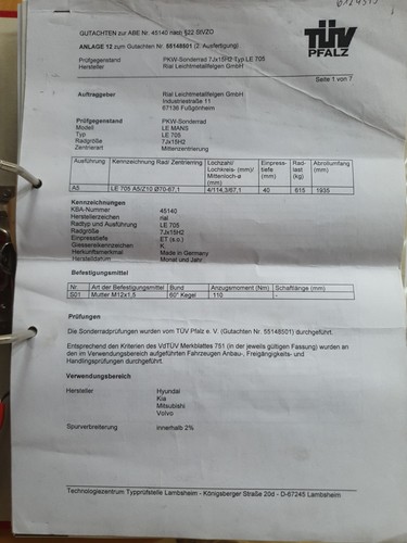 Rial alufelgen mans kba - 4, le