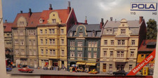 RARITÄT POLA H0 115 RIESENBAUSATZ MOZARTSTRASSE 4 STADTHÄUSER  AUF BODENPLATTE