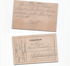 (c2829)   Feldpost 1. Weltkrieg , Nachlass Reichert