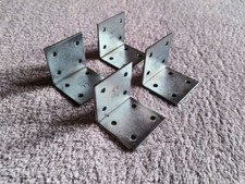 Lux 4 x Winkelverbinder Breitwinkel Set 40 x 40 x 40 x 2mm Verzinkt CE Unbenutzt