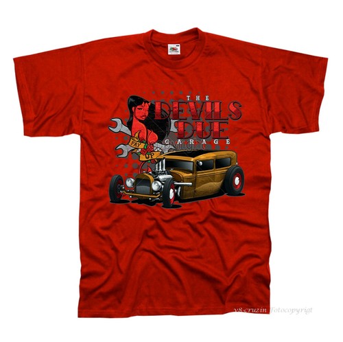 Shirt hot rod - rod, mechanic