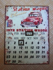 Dauerkalender aus Metall/