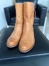 Damenboots von 5th Avenue, Gr.42, cognac, Leder, gefüttert, sehr gut!